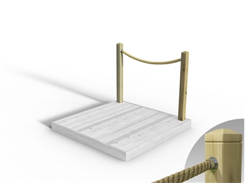 Rope Handrail Kit 1500mm (One Side) 
