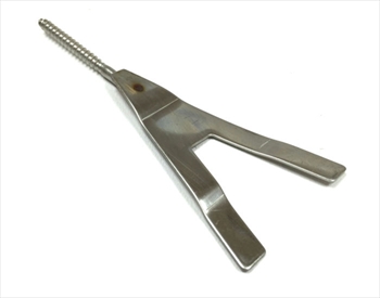 Stainless Steel Screwtie 125mm (Wall Plug Included)