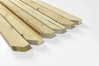 Cut To Size - Treated Angle-Cut Both Ends Pergola Rafter (145mm x 44mm)	