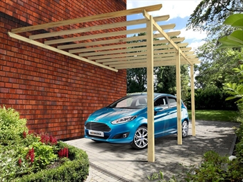 Contemporary Lean To / CarPort Pergola (W 4800mm x L 4800mm)