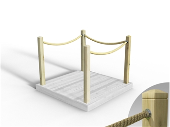 Rope Handrail Kit 1500mm (Three Side) 