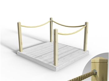 Rope Handrail Kit 1800mm (Three Side) 