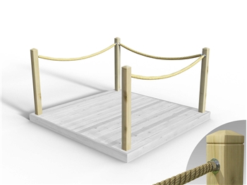 Rope Handrail Kit 2100mm (Three Side) 