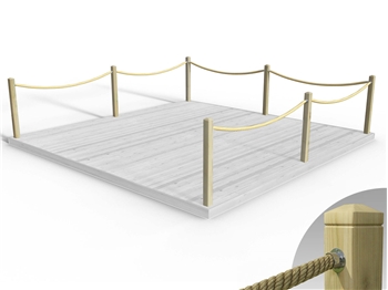 Rope Handrail Kit 4500mm (Three Side) 