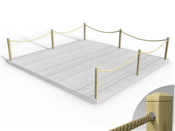 Rope Handrail Kit 5400mm (Three Side) 