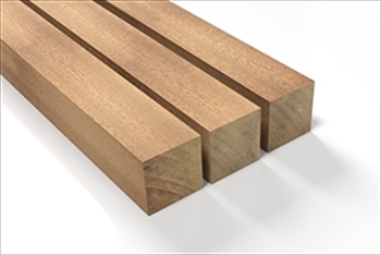 Cut To Size - Hardwood Balau Post (70mm x 70mm)