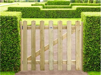 Pointed Top Picket Gate (0.9m x 1.2m)