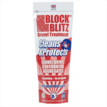 Block Blitz Gravel Treatment Cleans & Protects