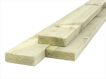 Cut To Size - Green Treated Planed Square Edge Timber (75mm x 25mm)