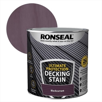Ronseal Ultimate Protection Decking Stain 2.5L (Blackcurrant)