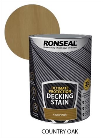 Ronseal Ultimate Protection Decking Stain 5L (Country Oak)