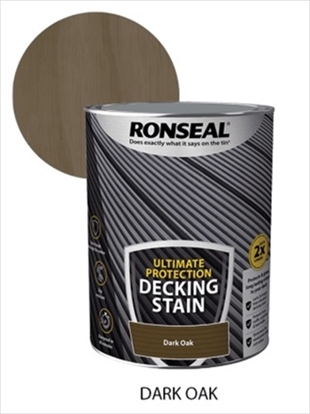 Ronseal Ultimate Protection Decking Stain 5L (Dark Oak)