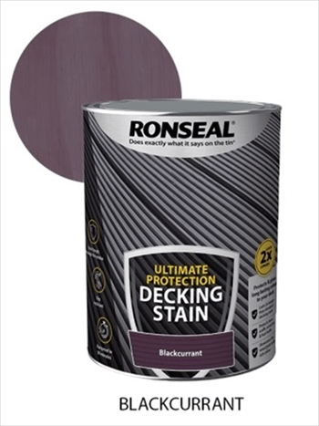 Ronseal Ultimate Protection Decking Stain 5L (Blackcurrant)