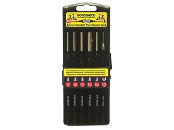 Roughneck Parallel Pin Punch Set 6pc