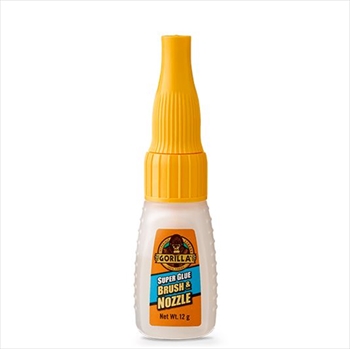 Gorilla Super Glue Brush & Nozzle 12g