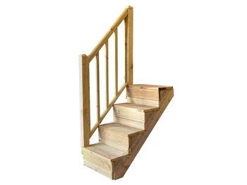 4 Step Stair Handrail Kit (Single Side)