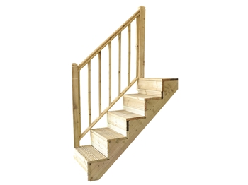 5 Step Stair Handrail Kit (Single Side)