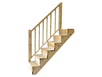 6 Step Stair Handrail Kit (Single Side)