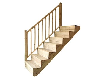 7 Step Stair Handrail Kit (Single Side)