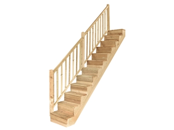 12 Step Stair Handrail Kit (Single Side)