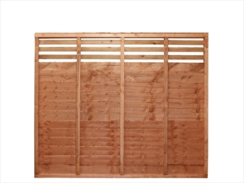 Lattice Top Overlap Fence Panel (6ft x 5ft)