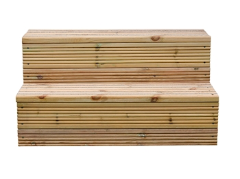 Anti Slip Decking Hot Tub Steps (890mm Span)