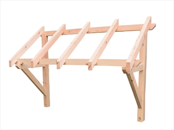Flat Roof Porch Canopy - Untreated (1800mm)