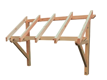Flat Roof Porch Canopy - Treated (1800mm)