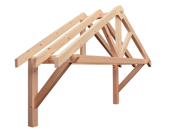 Apex Roof Porch Canopy - Untreated (1600mm)