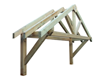 Apex Roof Porch Canopy - Treated (1600mm)