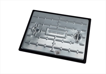 Galvanised Steel Manhole Cover - 5 Tonne (450mm x 600mm)