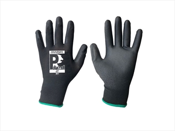 Predator Jet Black PU Gloves Size 9 / M