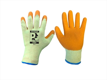 Predator Amber Orange Latex Gloves Size 9 / M