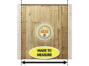 High Top Vertilap Fence Panel (Made To Measure)