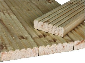 Sample - Reject Chunky Discount Decking (95mm x 28mm)