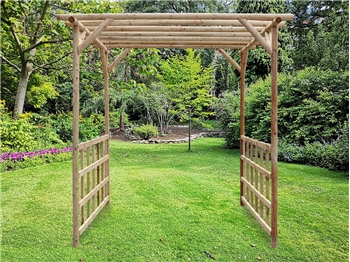 Rustic Rose Pergola Walkway Half Sides (W 2250mm x H 2250mm)
