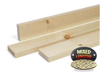 Planed Square Edge Timber (75mm x 25mm) Random Lengths