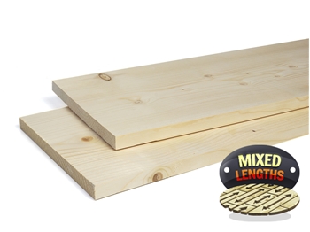 Planed Square Edge Timber (275mm x 25mm) Random Lengths