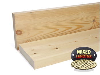 Planed Square Edge Timber (225mm x 50mm) Random Lengths