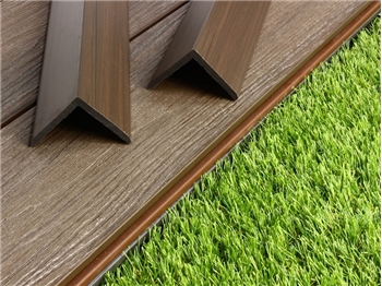 Elm - Evergrain Dual Sided Composite Edging Trim (55mm x 55mm - 2.4m)