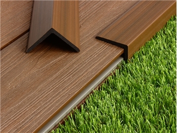Nutmeg - Evergrain Dual Sided Composite Edging Trim (55mm x 55mm - 2.4m)