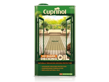Cuprinol UV Guard Decking Oil - Natural 5L