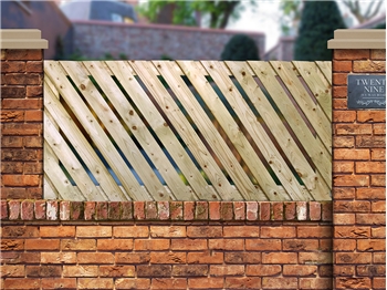 Premium Diagonal Wall Column Panel (6ft x 3ft)
