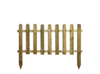 Round Top Picket Edging (1200mm x 600mm)