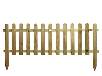 Round Top Picket Edging (1800mm x 600mm)