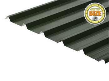 Polyester Coated Juniper Green Box Profile Sheet 0.7mm (Exact Cut)