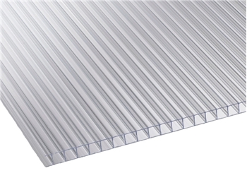 Clear 6mm Twinwall Polycarbonate (6000mm x 1050mm)