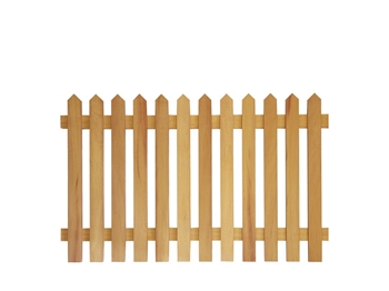 Pointed Top Picket Fence Panel (1800mm x 1200mm)