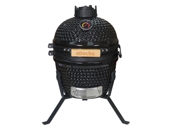 Kamado Maxi Ceramic Charcoal BBQ - Black