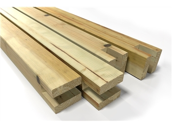 2.4m Treated - Softwood Pergola Post (125mm x 125mm)